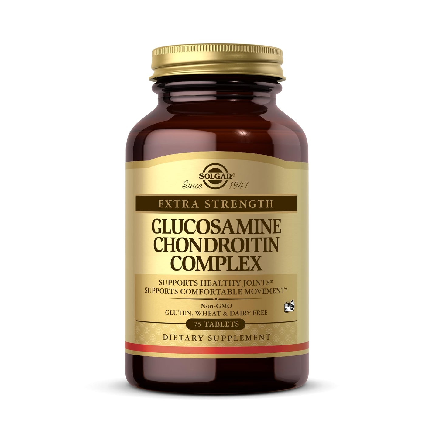 Solgar Extra Strength Glucosamine Chondroitin Complex - 75 Tablets | Supports Healthy Joints