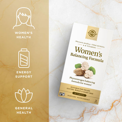 Solgar Women’s Balancing Formula – 120 Servings | Vegan, Kosher, Gluten & Dairy Free