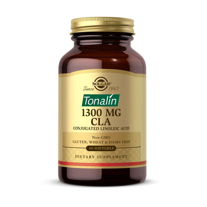 Solgar Tonalin CLA 1300 mg | 60 Softgels | Non-GMO, Gluten & Dairy Free | 60 Servings