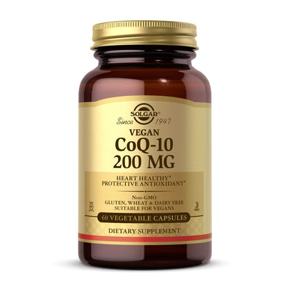 Solgar Vegetarian CoQ-10 200 mg – 60 Vegetable Capsules | Heart Health & Antioxidant
