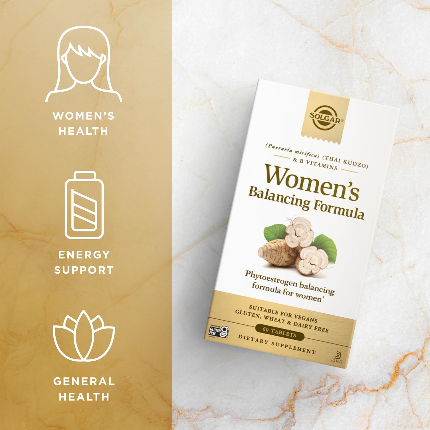 Solgar Women’s Balancing Formula – 120 Servings | Vegan, Kosher, Gluten & Dairy Free