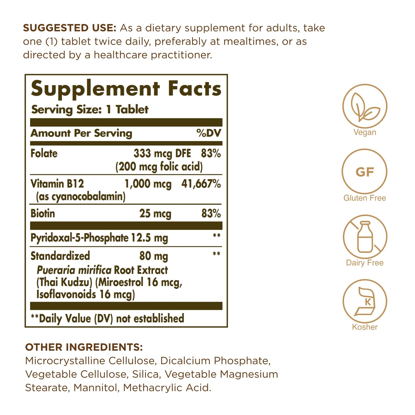Solgar Women’s Balancing Formula – 120 Servings | Vegan, Kosher, Gluten & Dairy Free