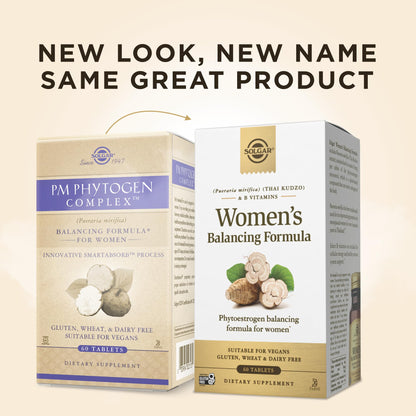 Solgar Women’s Balancing Formula – 120 Servings | Vegan, Kosher, Gluten & Dairy Free