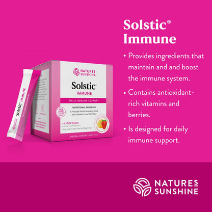 Nature's Sunshine Solstic Immune, 30 Packs | Immune Support with Antioxidant Vitamins & Berries