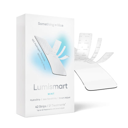 Something Nice Lumismart Whitening Strips – Dentist-Designed, Enamel-Safe, Mint