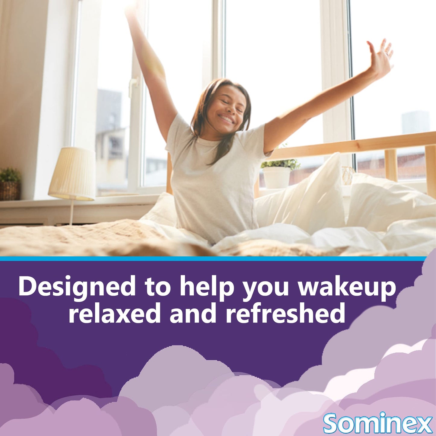 Sominex Nighttime Sleep-Aid Original Formula - Safe, Non-Habit Forming, 16 Tablets