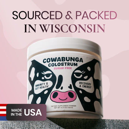 SonoHealth Cowabunga Colostrum – Premium Colostrum Powder for Immune & Gut Health (Kosher & Halal Certified)