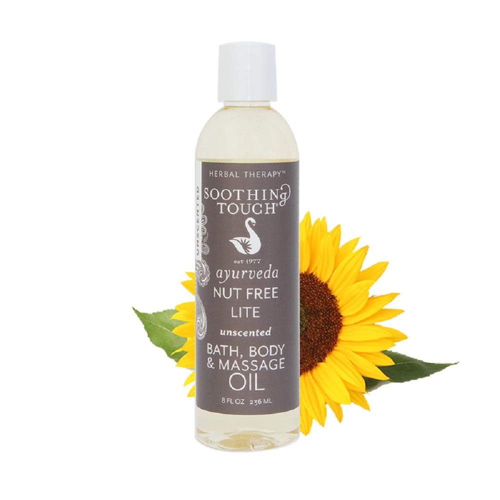 Soothing Touch Nut Free Lite Massage Oil - 8 Ounce