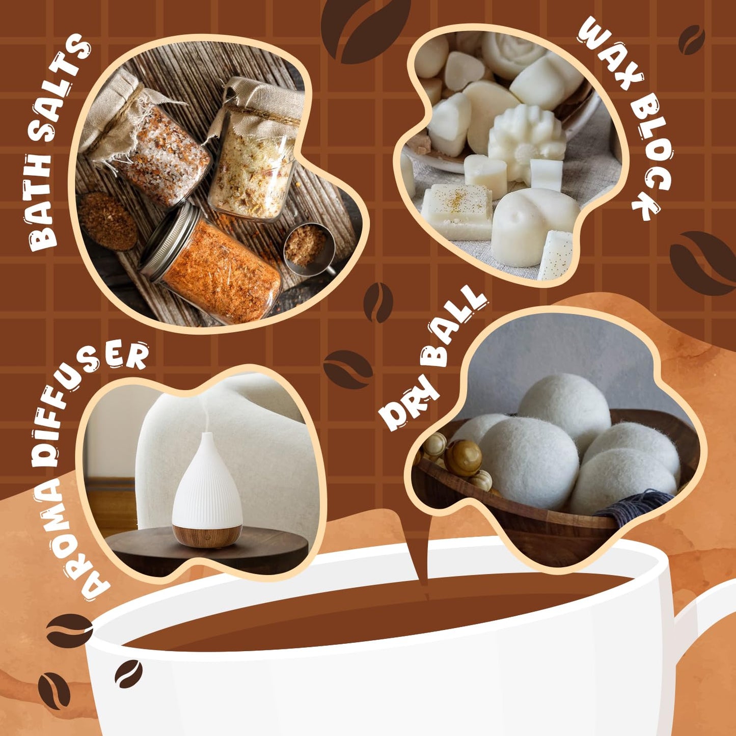 Soulorigin Coffee Fragrance Oils Set | Essential Oil for Diffusers, Soap & Candle Making