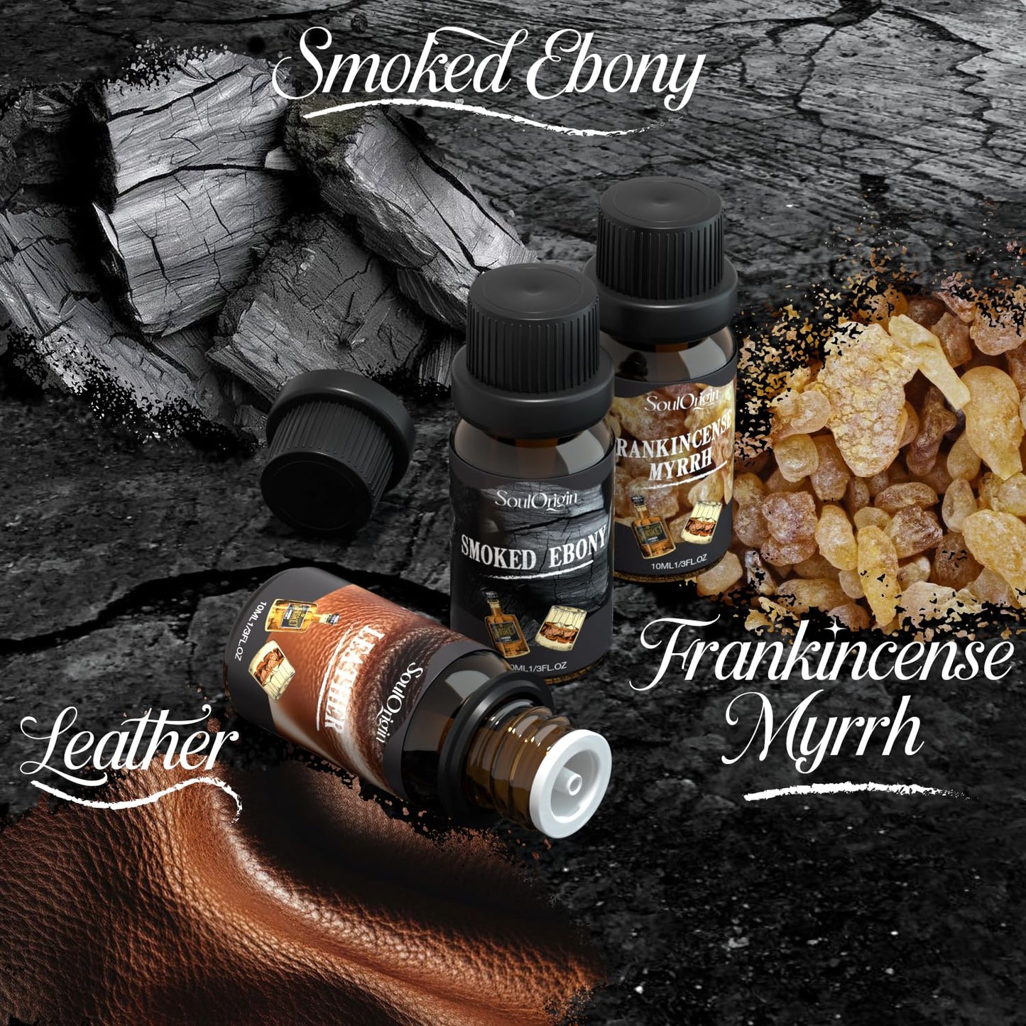 Soulorigin Gentleman Fragrance Oils Set – Diffuser Oils for Home & DIY