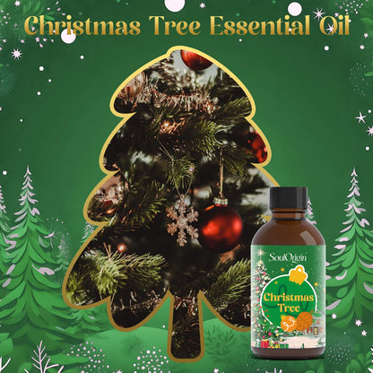 SoulOrigin Winter Christmas Tree Essential Oil 120ml (4 oz) – Pine & Fir Scent