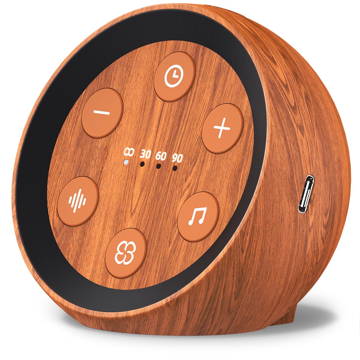 SoundMe Battery Powered Sound Machine — 32 Calming Sounds, 36 Volume Levels, 4 Timers