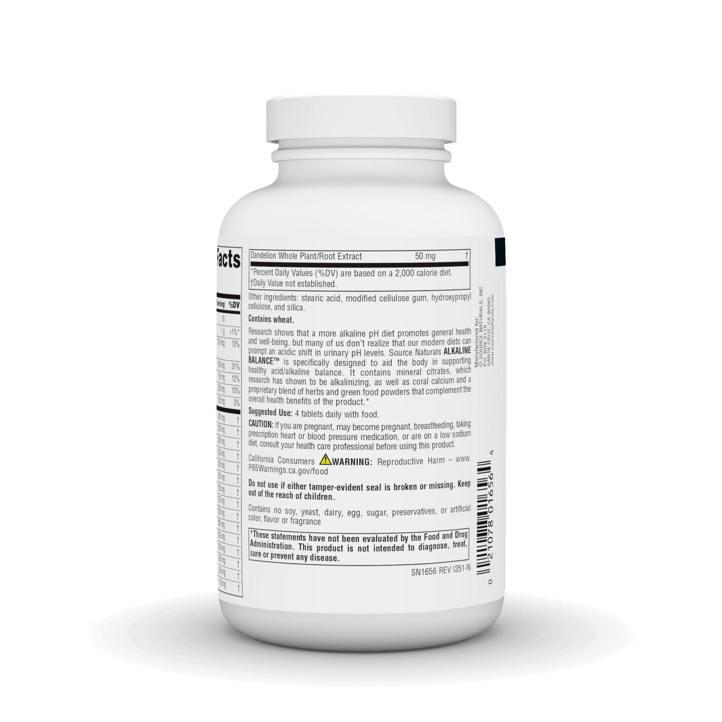 Source Naturals Alkaline Balance to Support PH Balance* - 120 Tablets