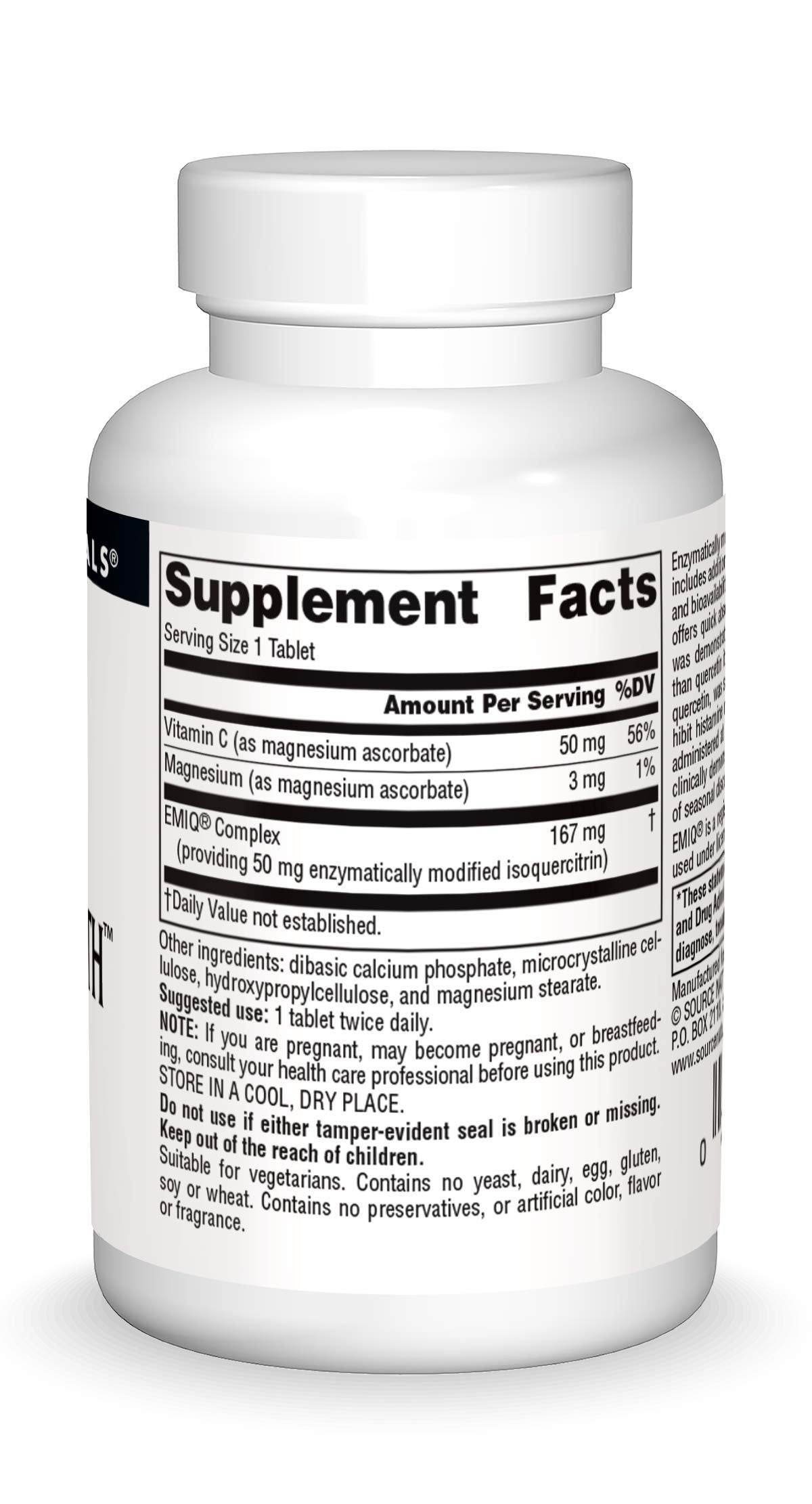 Source Naturals AllerStrength Fast-Acting Seasonal Immune Support - 60 Tablets
