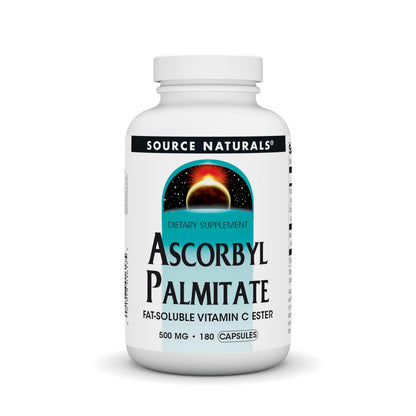 Source Naturals Ascorbyl Palmitate 500mg - Fat-Soluble Vitamin C Ester (180 capsules)