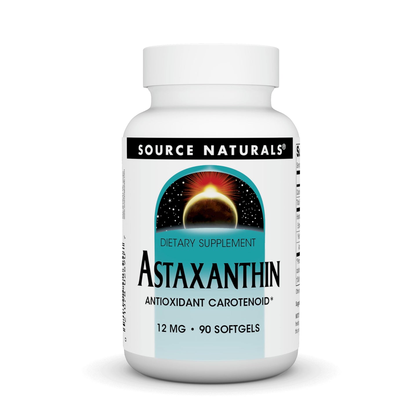 Source Naturals Astaxanthin 12mg – 90 Softgels | Antioxidant Carotenoid