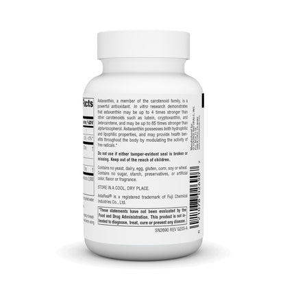 Source Naturals Astaxanthin 12mg – 90 Softgels | Antioxidant Carotenoid