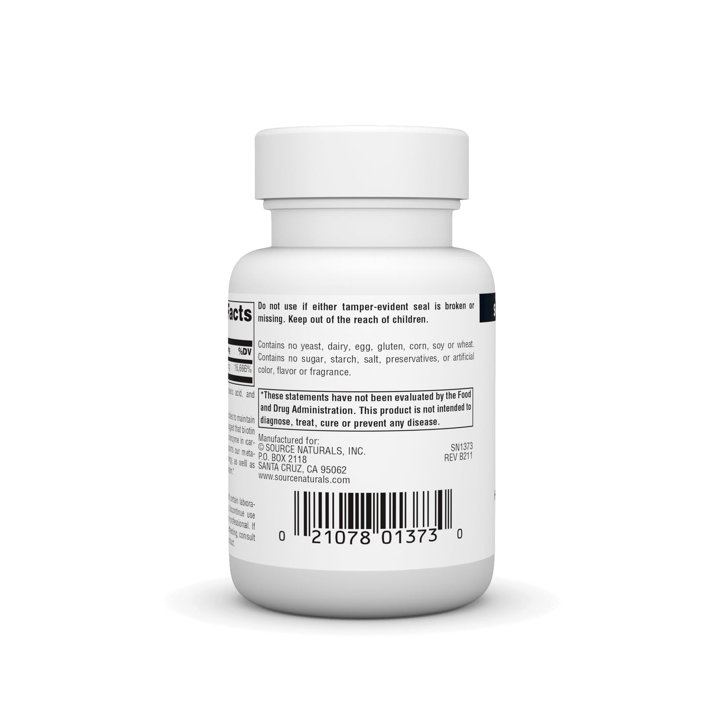 Source Naturals Biotin 5,000 mcg – Maximum Strength Biotin Deficiency Supplement, 120 Tablets