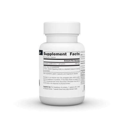 Source Naturals Pineapple Enzyme Bromelain - 2,000 GDU/GRAM - 500mg - 30 Capsules