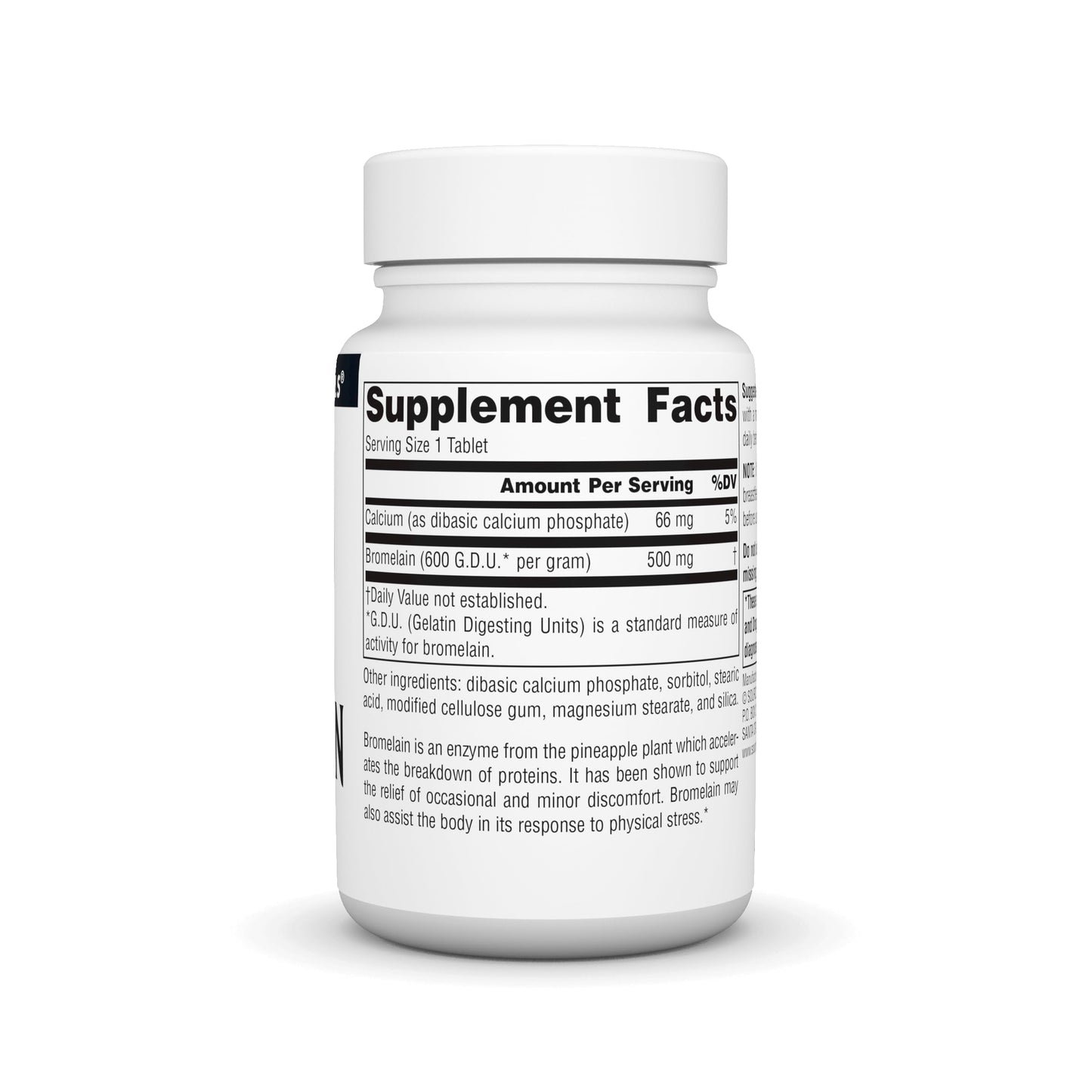 Source Naturals Bromelain 500mg Proteolytic Enzyme Supplement - 60 Tablets