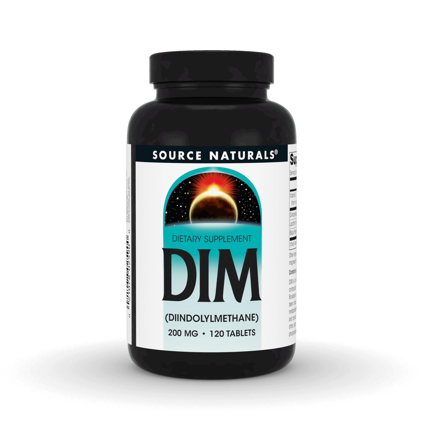 Source Naturals DIM 200 mg with BioPerine – 120 Tablets
