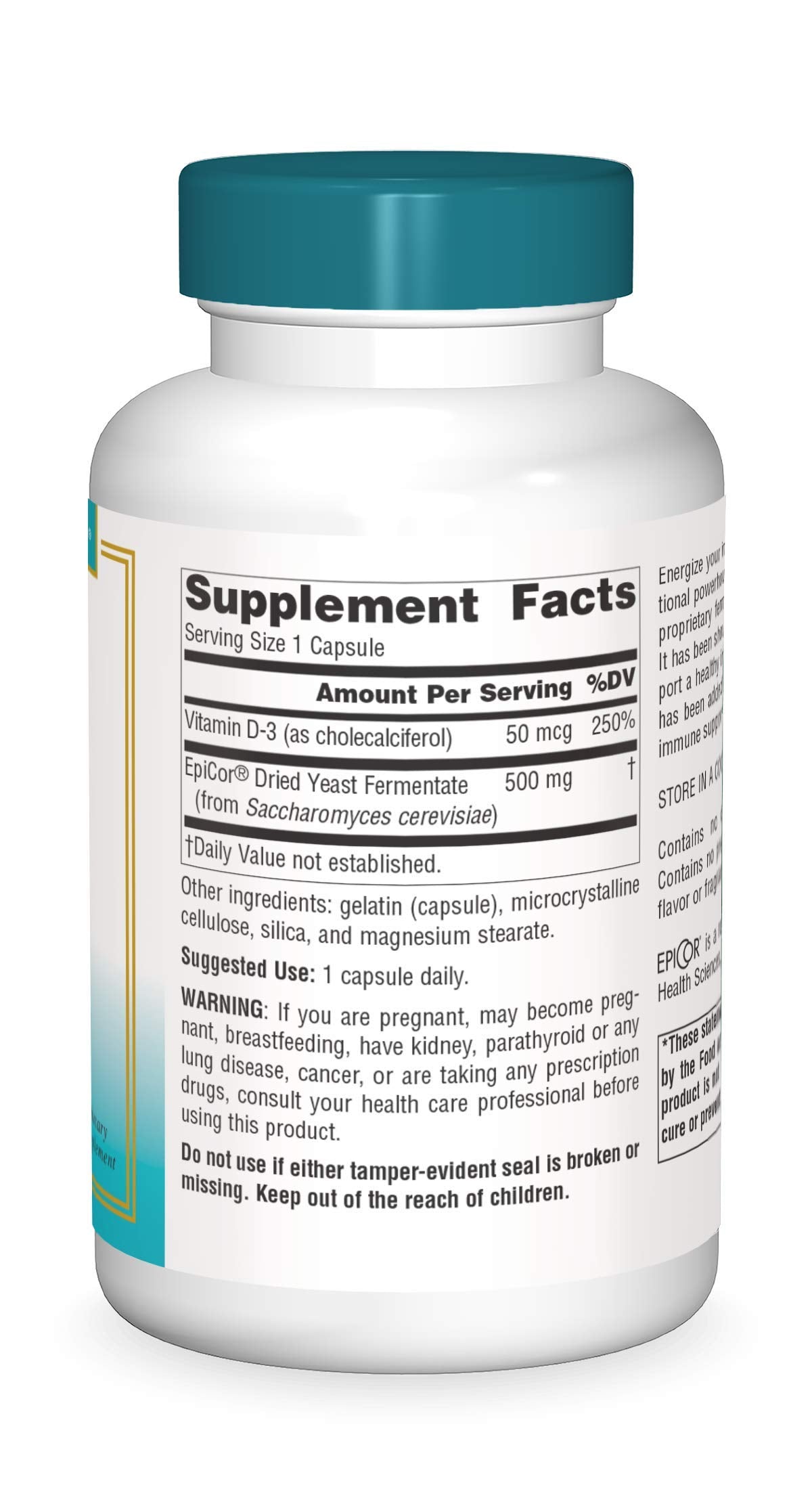 Source Naturals EpiCor with Vitamin D-3 – Immune Support (120 capsules)