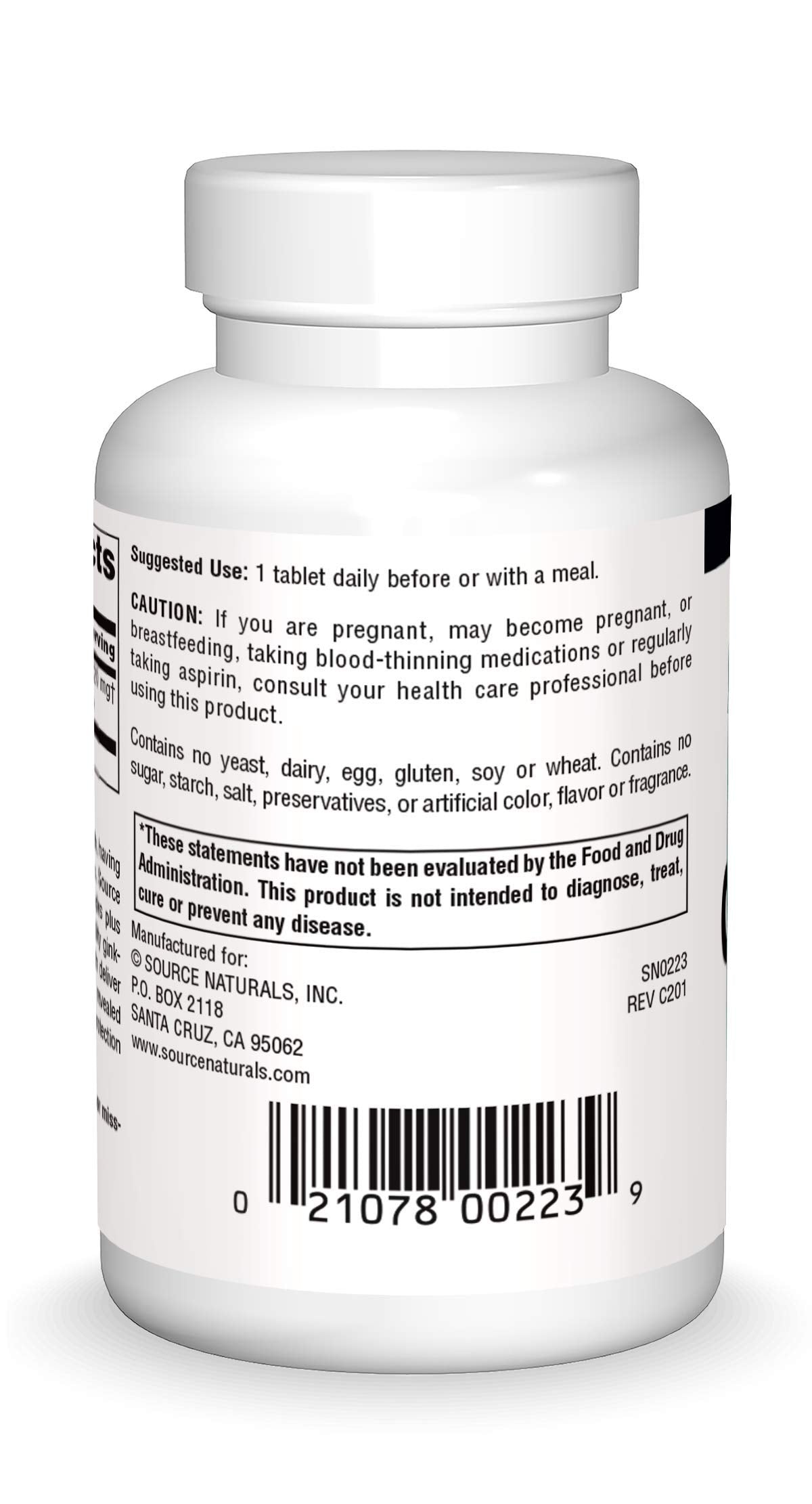 Source Naturals Ginkgo-24 - Ginkgo Biloba Extract 120 mg Supports Mental Acuity - 120 Tablets