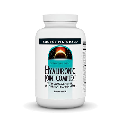Source Naturals Hyaluronic Joint Complex with Glucosamine, Chondroitin & MSM Extra Strength - 240 Tablets