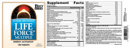 Source Naturals Life Force Multi, Energy Activator - 180 Tablets