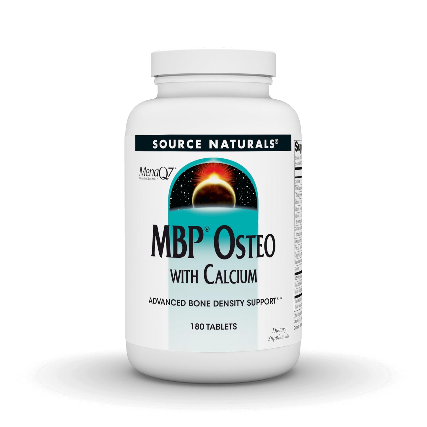 Source Naturals MBP Osteo with Calcium, Advanced Bone Density Support* - 180 Tablets