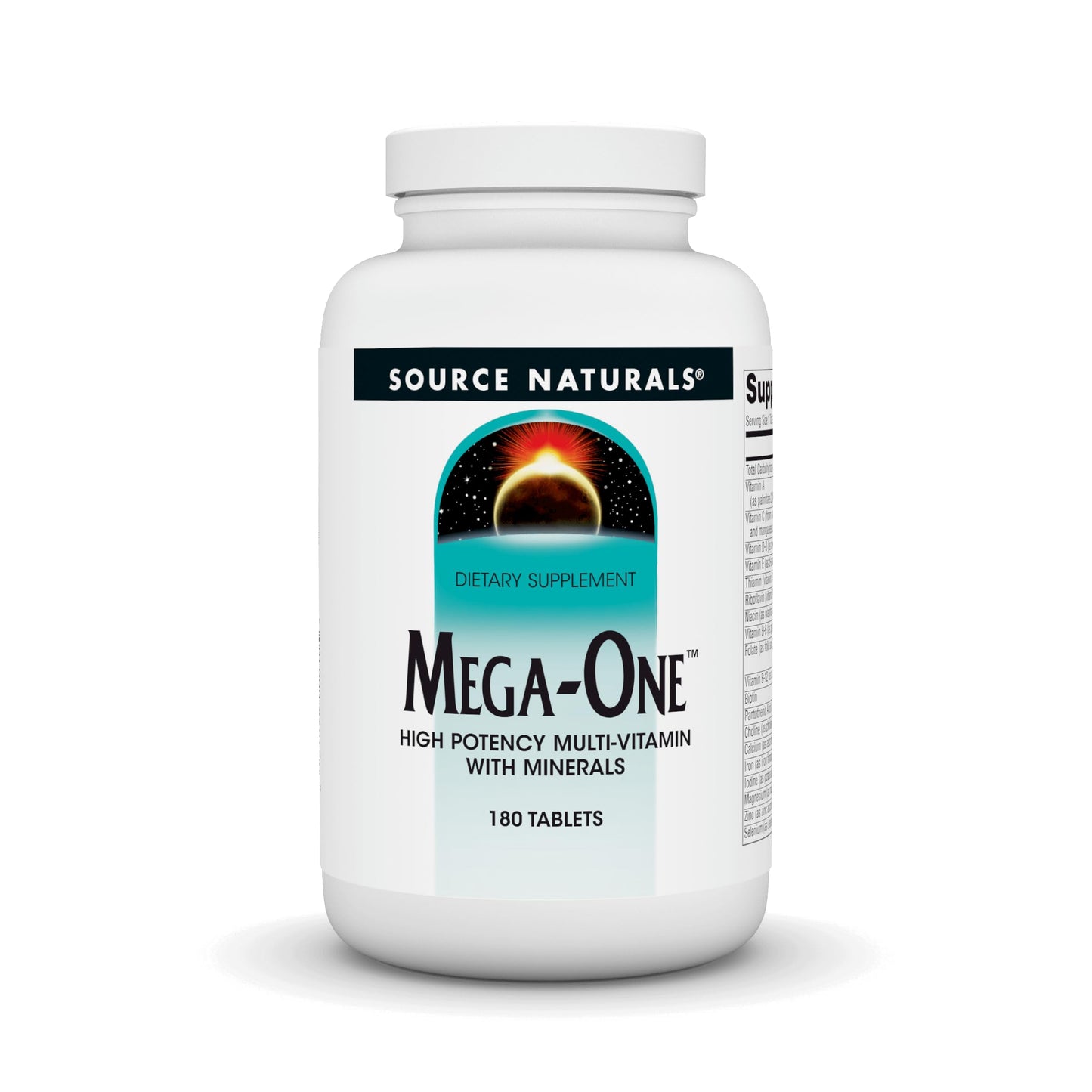 Source Naturals Mega-One Multi-Vitamin with Minerals - 180 Tablets