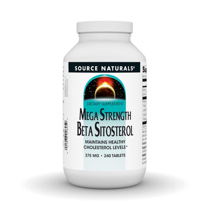 Source Naturals Mega Strength Beta Sitosterol 375mg - 240 Tablets