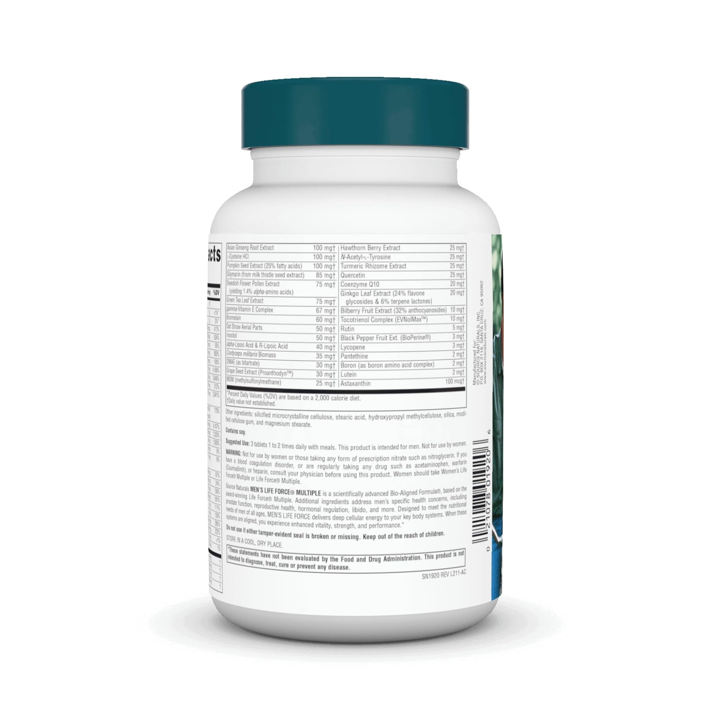 Source Naturals Men's Life Force Multivitamin & Immune Health Supplement - 180 Tablets