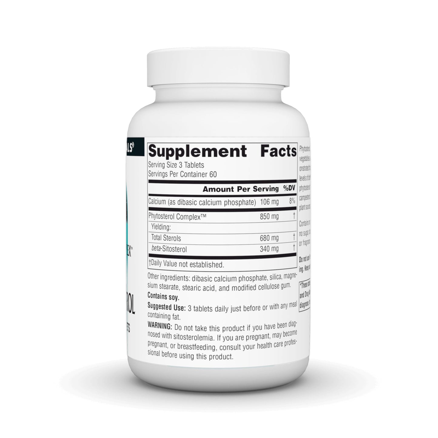 Source Naturals Phytosterol Complex with Beta-Sitosterol, Supports Healthy Cholesterol Levels*, 113 mg - 180 Tablets