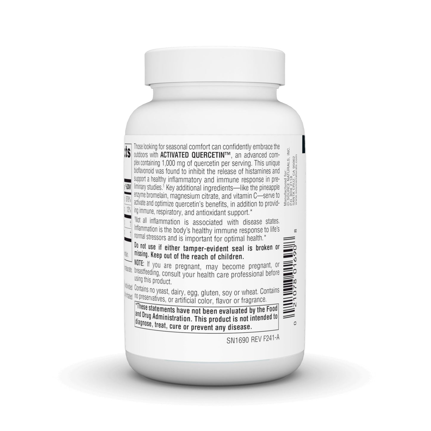 Source Naturals Activated Quercetin + Bioflavonoid Complex – Immune Support (100 Capsules)