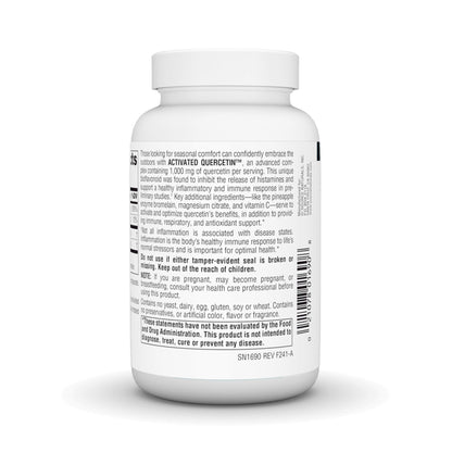 Source Naturals Activated Quercetin + Bioflavonoid Complex – Immune Support (100 Capsules)