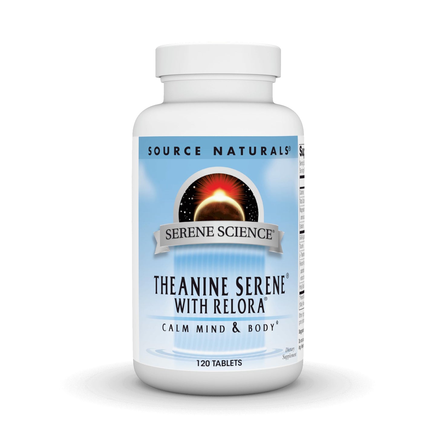 Source Naturals Theanine Serene with Relora – Calm Mind & Body, 120 Tablets
