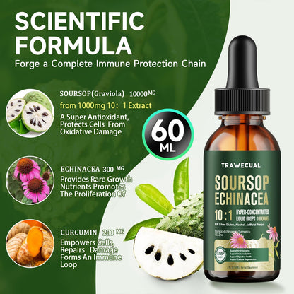 Soursop Graviola Liquid Drops 10:1 – Immune Support & Antioxidants