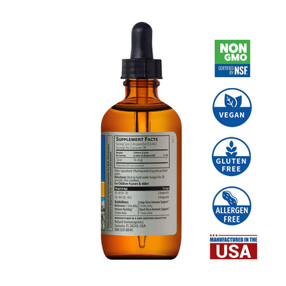 Sovereign Silver Kids Immune Support - 10 ppm Colloidal Silver for Children, 4 Fl Oz (118 mL)