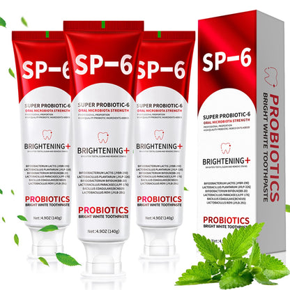 SP-6 Probiotics Whitening Toothpaste – Probiotics for Teeth Whitening & Gum Health