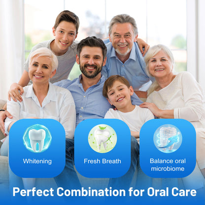 SP-6 Toothpaste Set – 6 Probiotics Whitening & 7Pro Deep Whitening (Fluoride-Free) 3-in-1