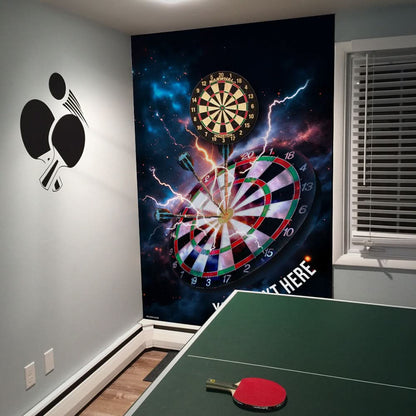 Cosmic Darts - Personalised Darts Wall Banner - Two Sizes [COLLECTIVE]