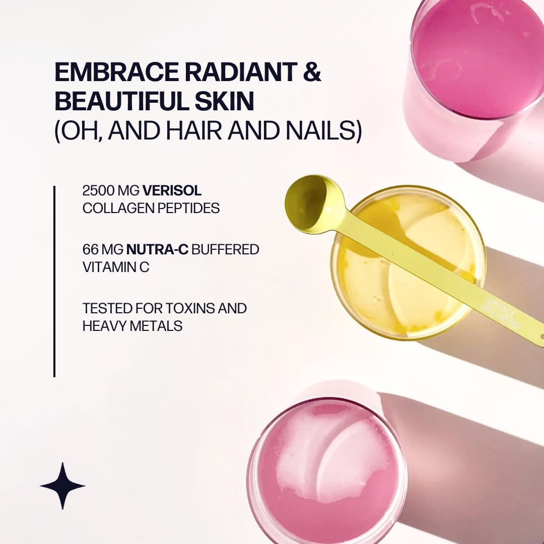 Sparkle Wellness VERISOL Collagen Peptides — Skin, Hair & Nails Support | 50-Serve Mixed Berry