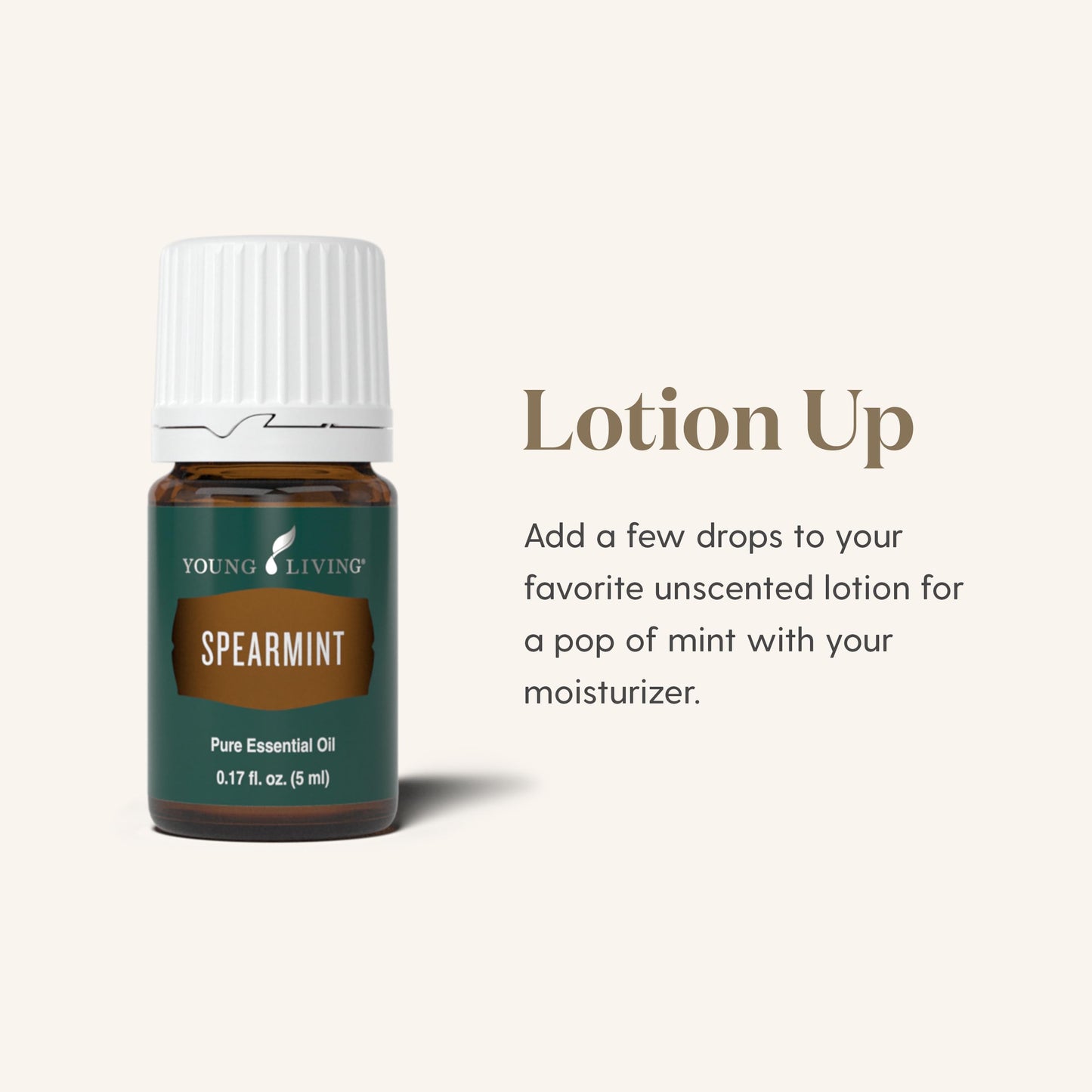 Spearmint Essential Oil 5ml by Young Living | Aromatic Comfort, Digestive and Wellness Support
