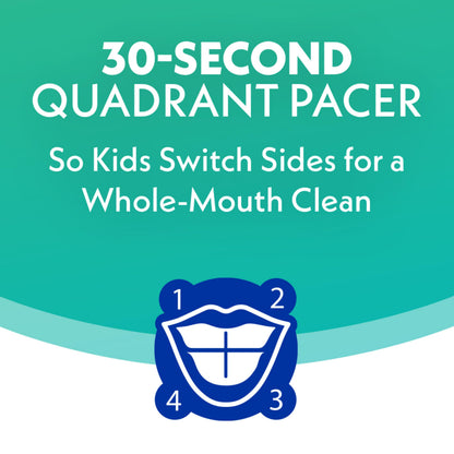 Spinbrush Kids Electric Toothbrush – Glow in the Dark, Battery-Powered