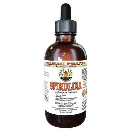Spirulina Alcohol-Free Liquid Extract | Organic Glycerite 2 oz (USA)