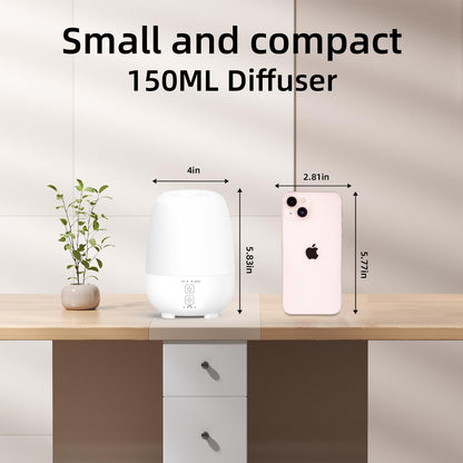 SPLITSKY 150ML Cordless Diffuser – 6000mAh Battery, 7h Run Time