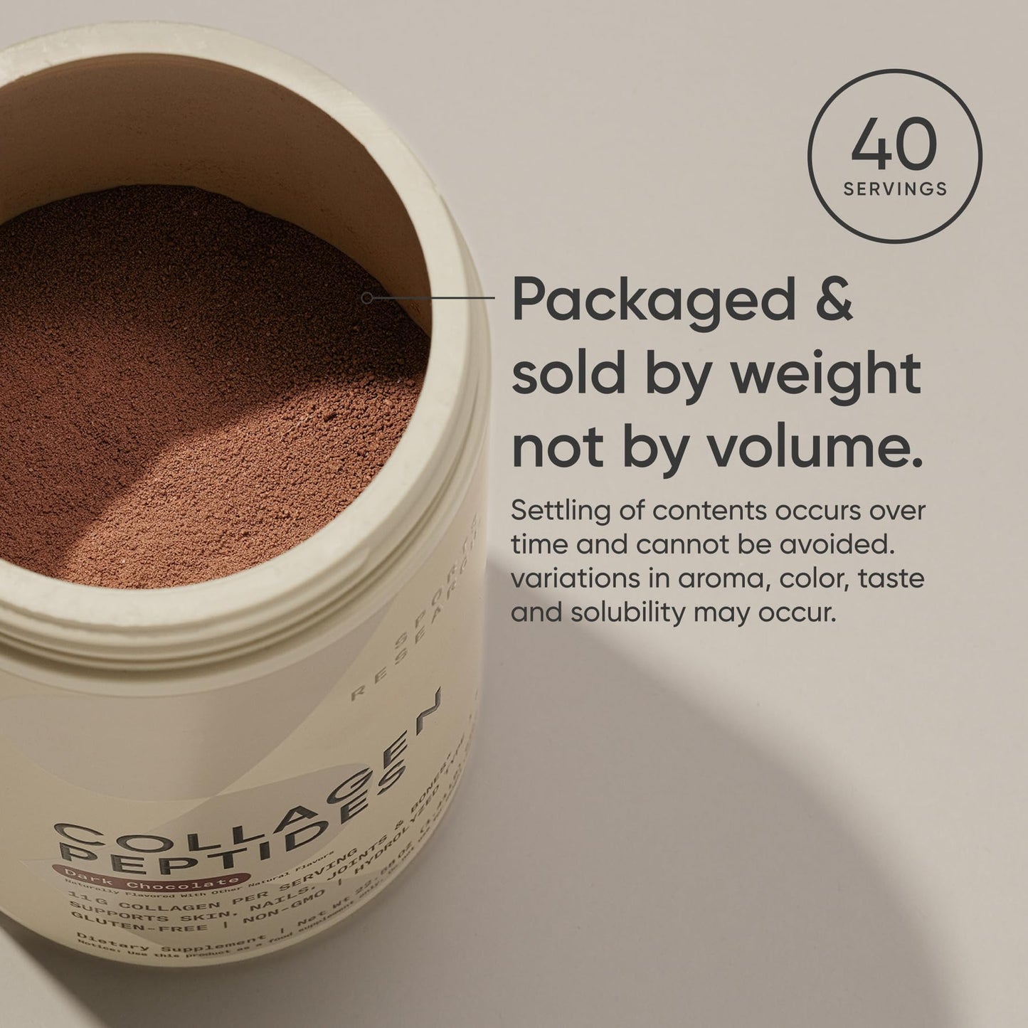 Sports Research Collagen Peptides – Hydrolyzed Type I & III, Skin & Joints