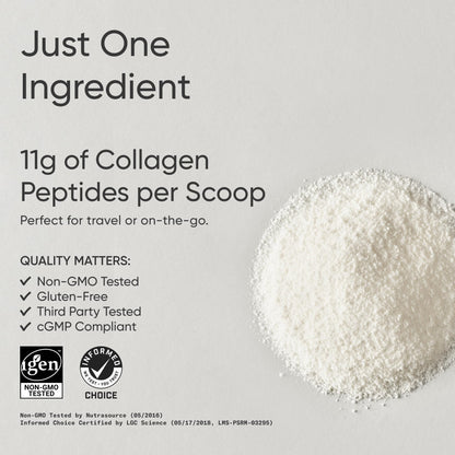 Sports Research Collagen Peptides - Hydrolyzed Type I & III Collagen Powder for Skin, Joints, Hair & Nails