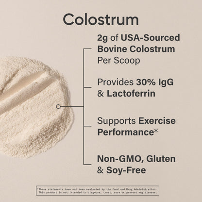 Sports Research Bovine Colostrum Powder – Easy Mix, Single-Ingredient Superfood for Gut Health & IgG Rich Support – U.S. Sourced, Non-GMO, Gluten Free – 75 Servings (Unflavored)